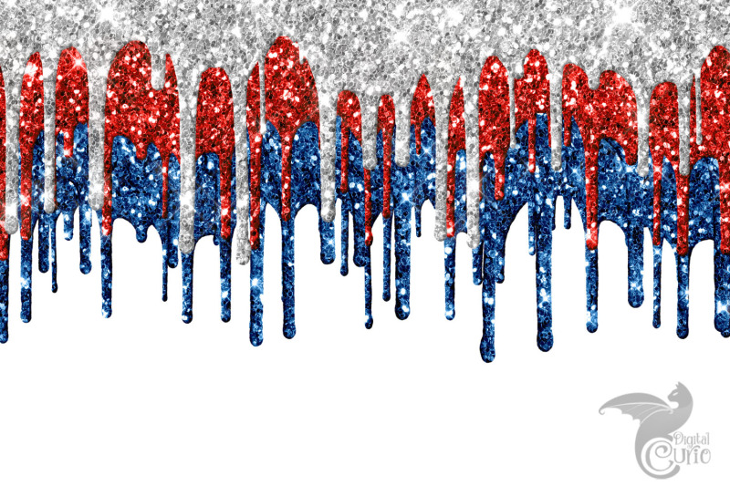 red-white-and-blue-dripping-glitter