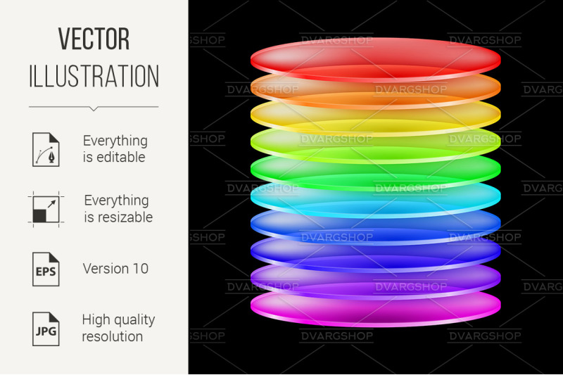 abstract-colorful-cylinder