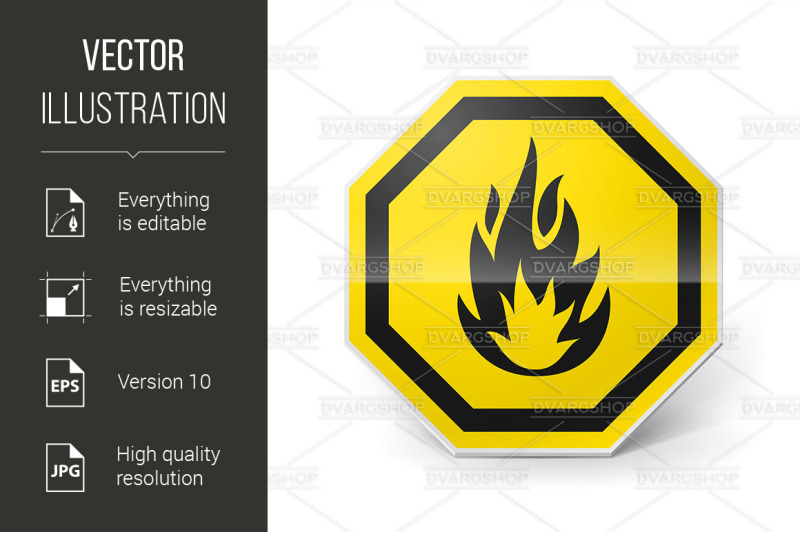 highly-flammable-sign