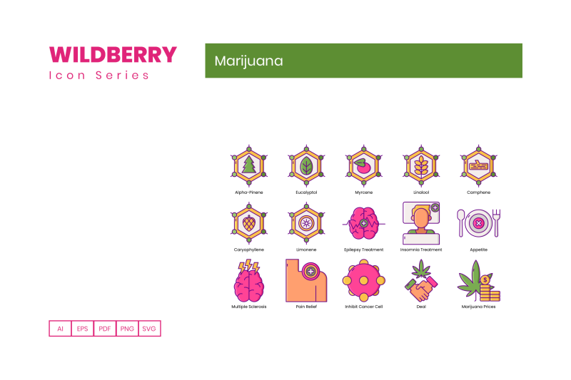 90-marijuana-icons