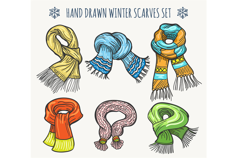 woolen-fashion-winter-knitted-scarf-set
