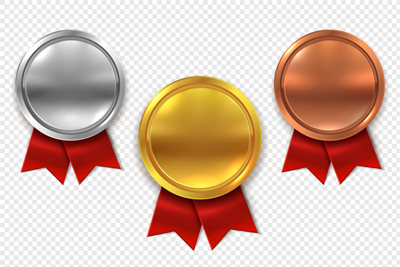empty-medals-blank-round-gold-silver-and-bronze-medal-with-red-ribbon