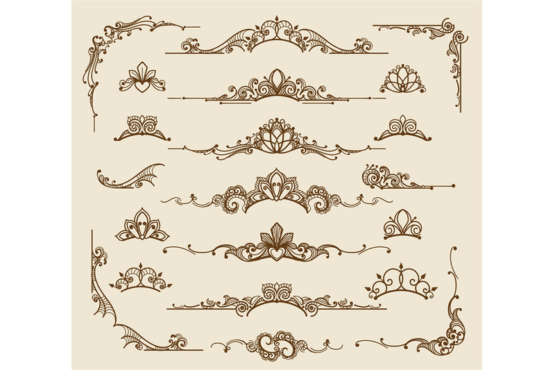 royal-victorian-filigree-design-elements