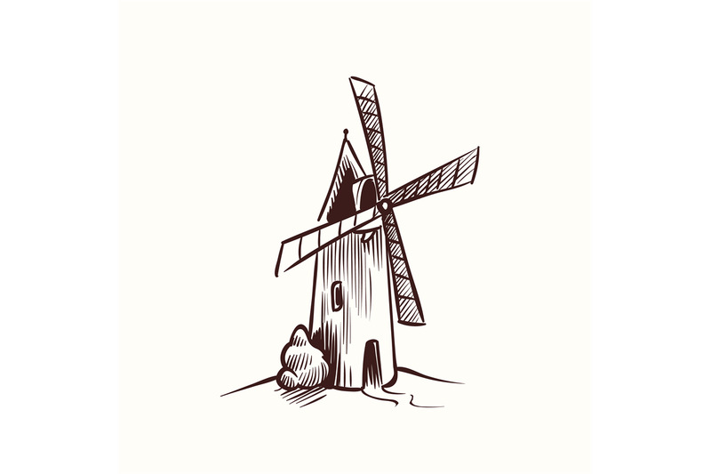 mill-sketch-village-old-rural-windmill-on-agriculture-ecology-field-o