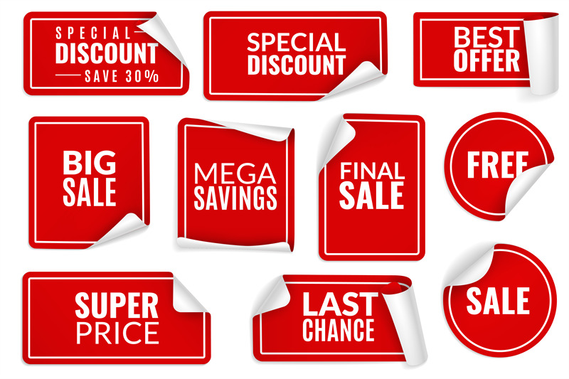 red-stickers-curled-wrapped-paper-sticker-set-price-labels-sale-bann