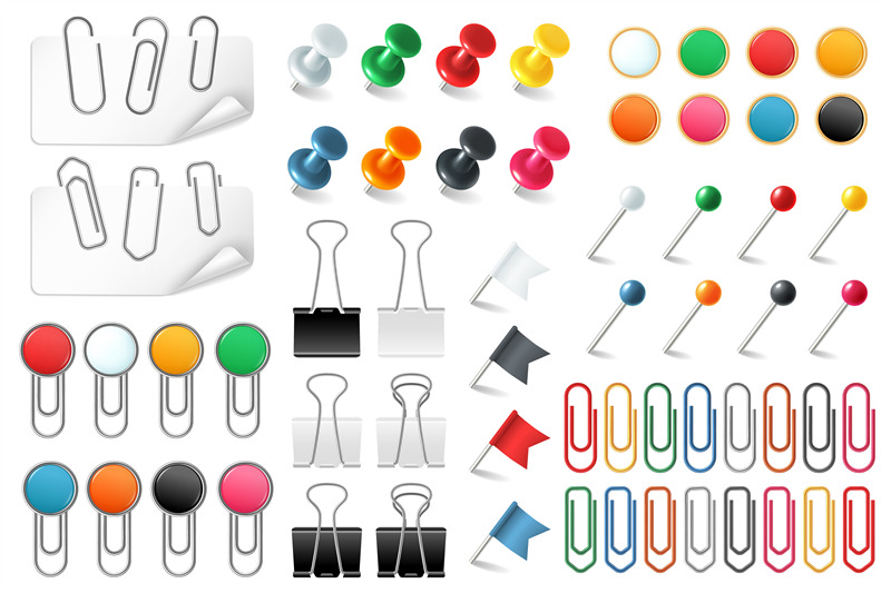 pins-paper-clips-push-pins-fasteners-staple-tack-pin-colored-paper-cl