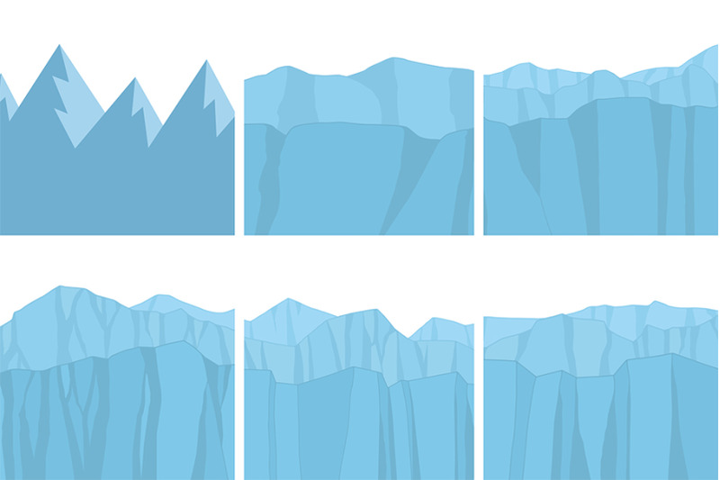 seamless-mountains-set