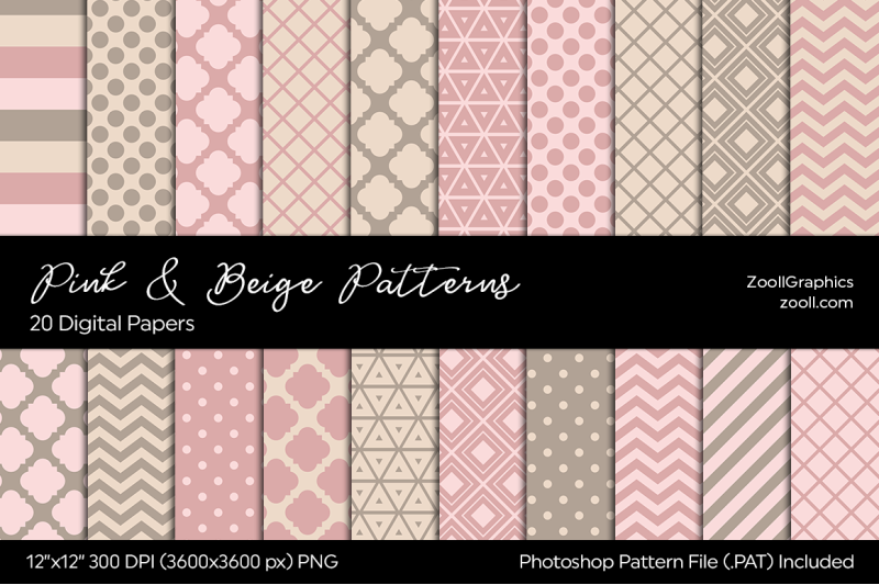 pink-and-beige-digital-papers