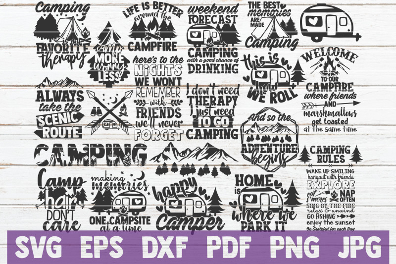 Free Free 123 Camping Svg Cut Files SVG PNG EPS DXF File