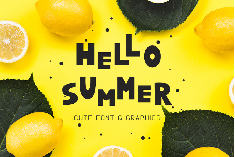 summer-font-and-lemons-pack