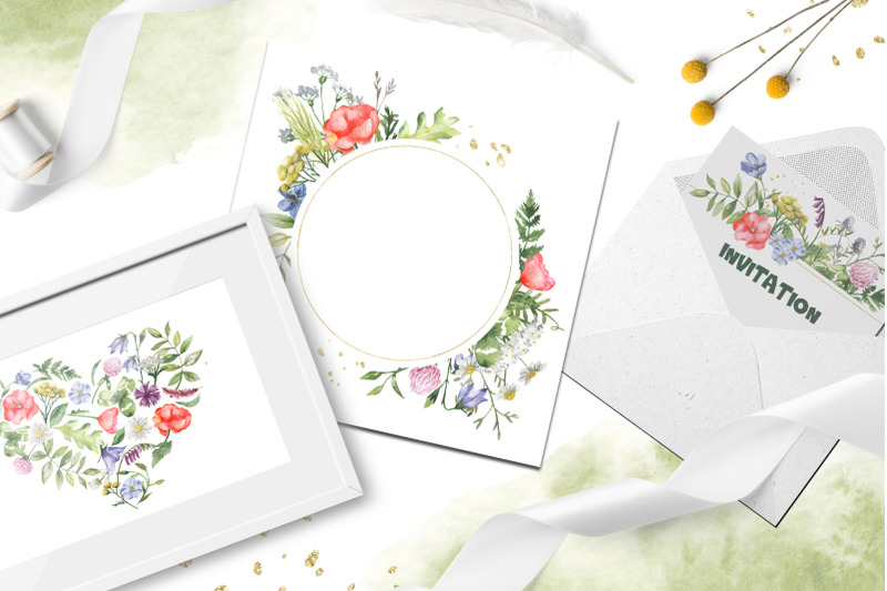 meadow-flowers-and-herbs-watercolor-collection