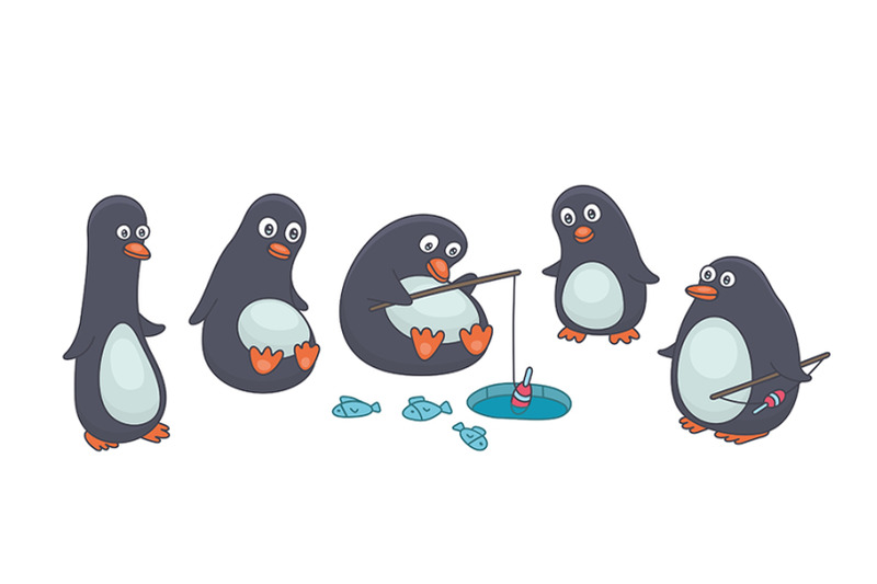 set-of-penguins-pattern