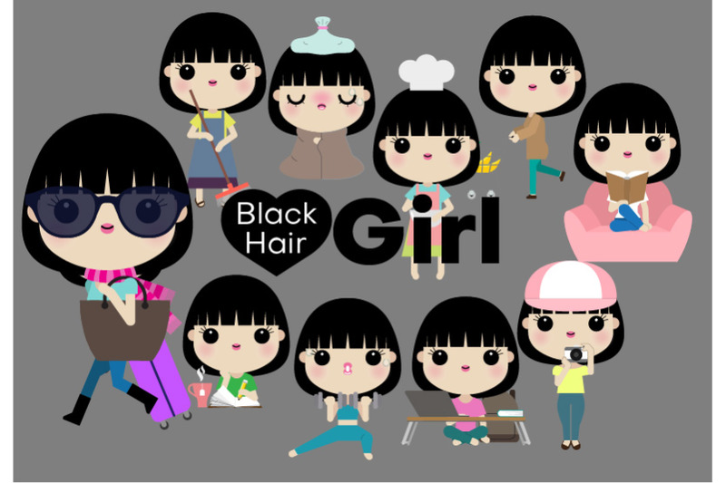 black-hair-girl
