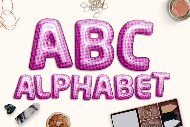 pink-balloons-alphabet