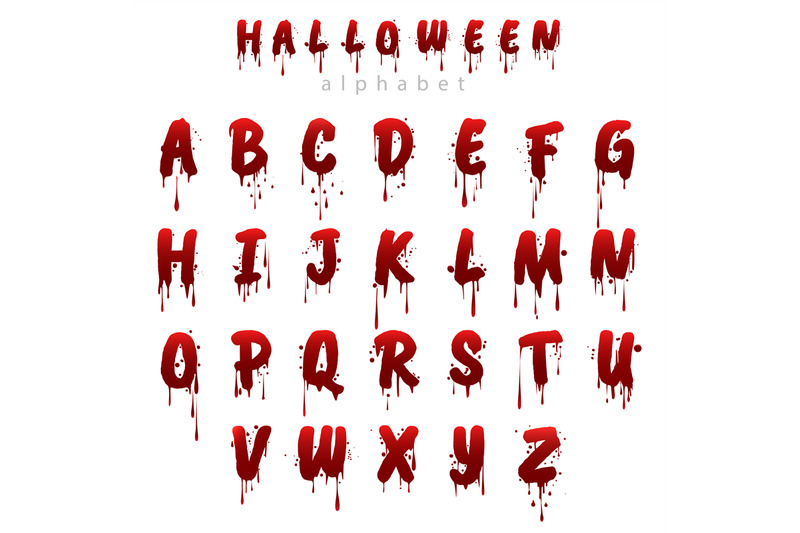 halloween-bloody-alphabet-i