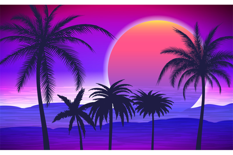 palm-trees-on-tropical-sunrise