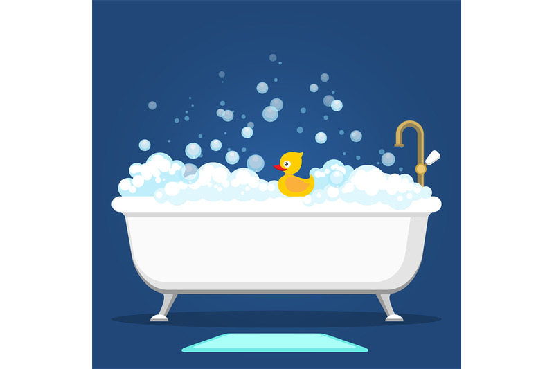 vntage-bath-and-soap-foam-bubbles