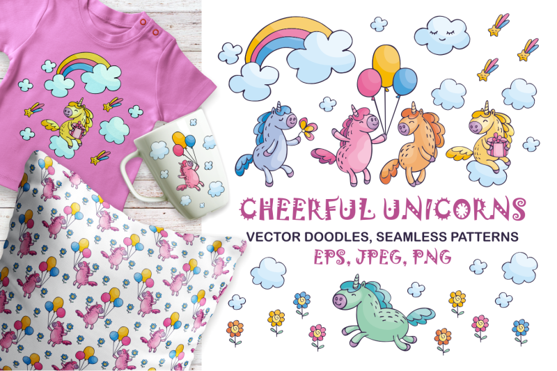 the-fairytale-bundle-cliparts-and-seamless-patterns