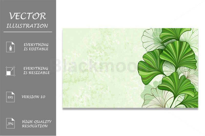 green-background-with-leaves-of-ginkgo-biloba