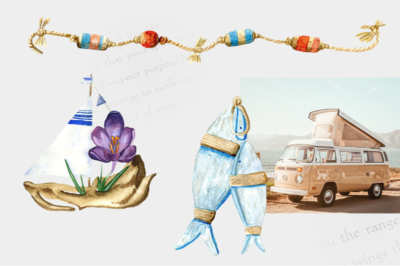 romantic-sea-summer-watercolor-clipart-set