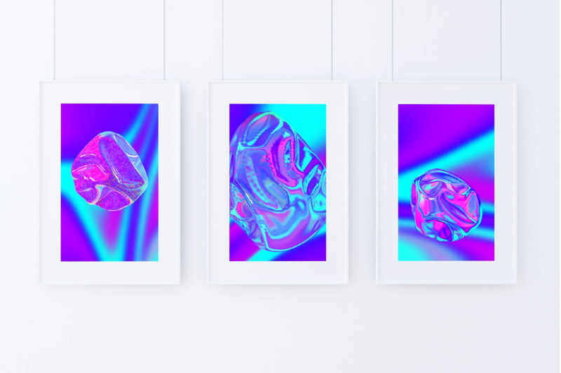 holographic-abstract-shapes