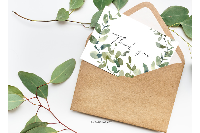 watercolor-eucalyptus-clipart-collection