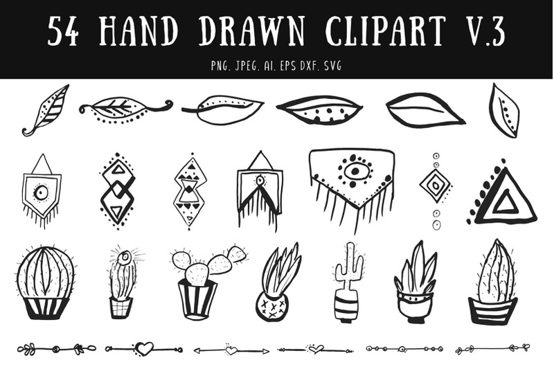 50-hand-drawn-cliparts-nbsp-ver-3