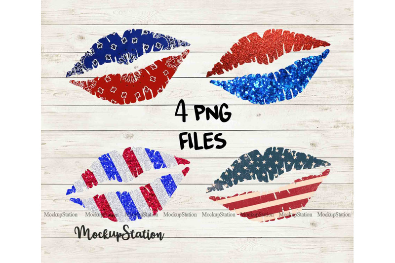 glitter-lips-usa-flag-sublimation-design-png-bundle