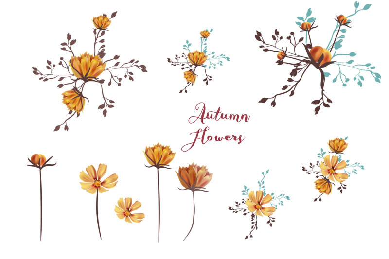 she-is-wildflower-vector-clipart-set