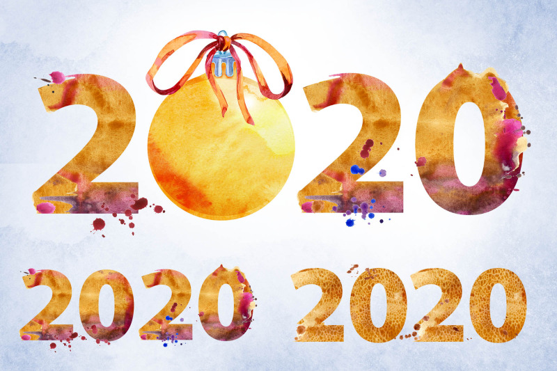 new-year-2020-watercolor