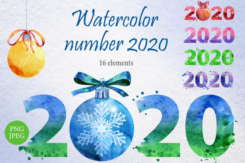 new-year-2020-watercolor