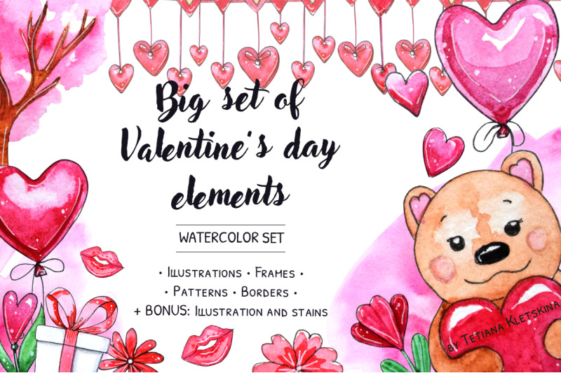 big-set-of-valentine-039-s-day-elements