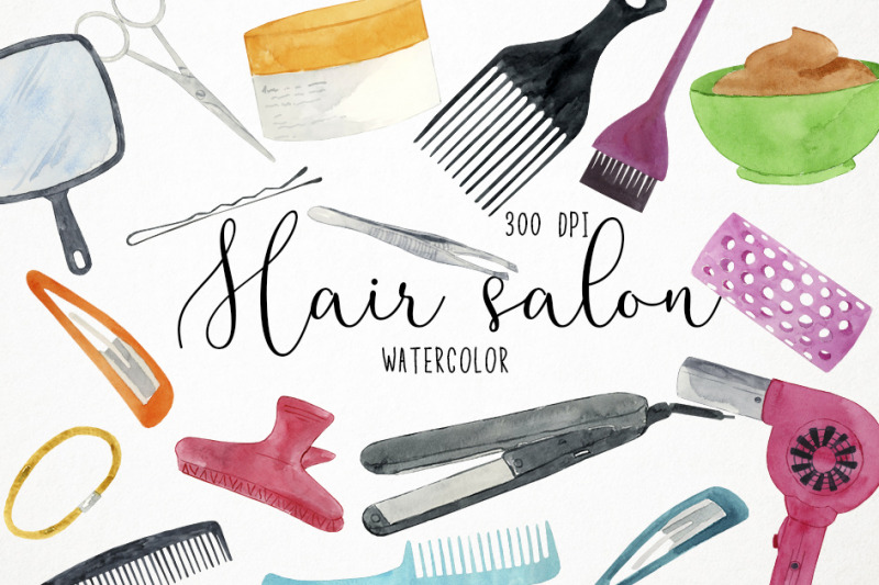 watercolor-hair-salon-clipart-hair-salon-clipart-hairdresser-clipart