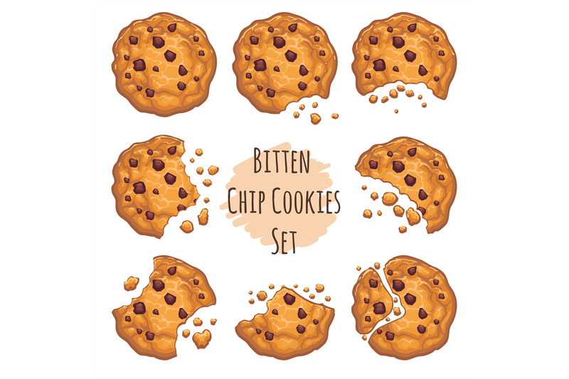 bitten-chocolate-chip-cookies-set