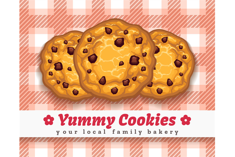 retro-choco-chip-cookie-poster