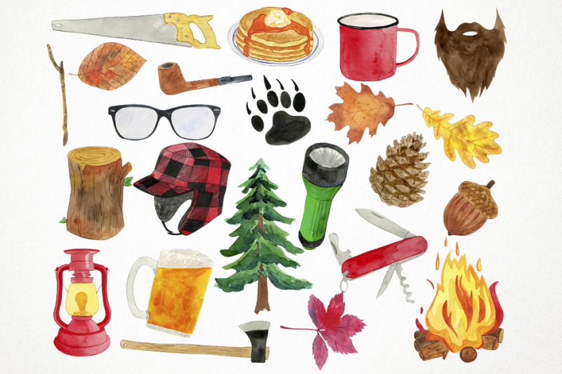 watercolor-lumberjack-clipart-lumberjack-illustration-lumberjack-cli