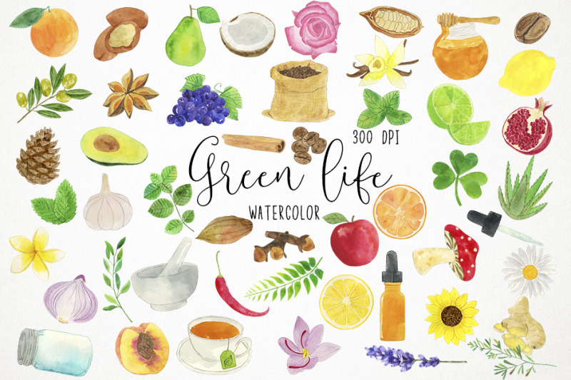 watercolor-nature-clipart-nature-illustration-green-life-clipart