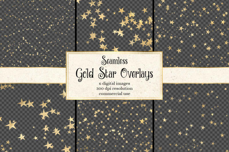 seamless-gold-star-overlays