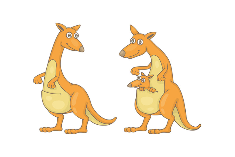set-of-kangaroos-and-pattern