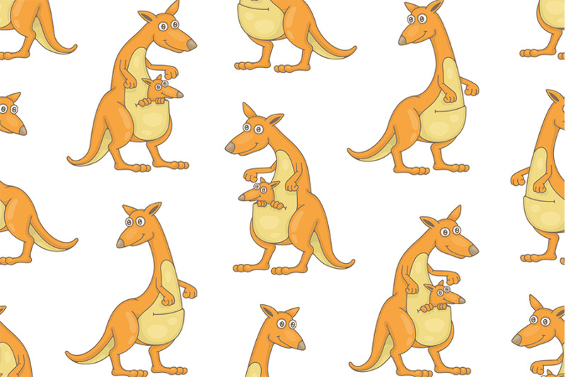set-of-kangaroos-and-pattern