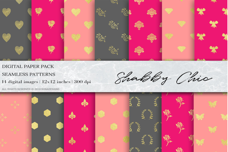 shabby-chic-digital-papers-pink-gold-background