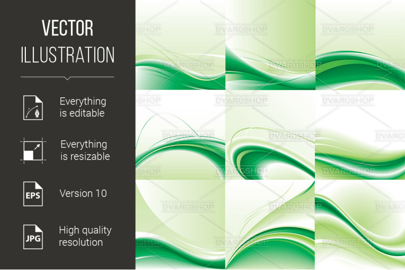 abstract-vector-background-set