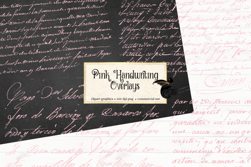 pink-handwriting-overlays