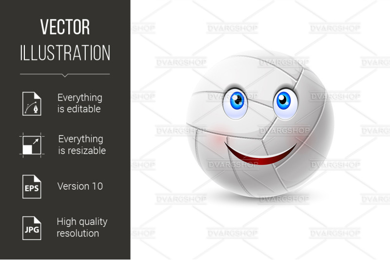 volleyball-ball-cartoon-character