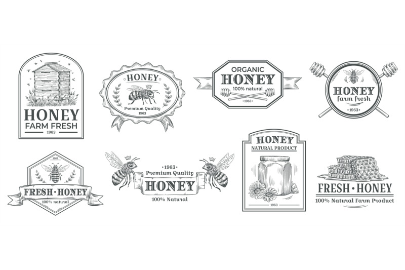 natural-honey-badge-bees-farm-label-vintage-honey-product-hand-drawn