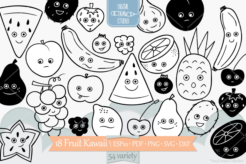 fruit-kawaii-hand-drawn-food-characters