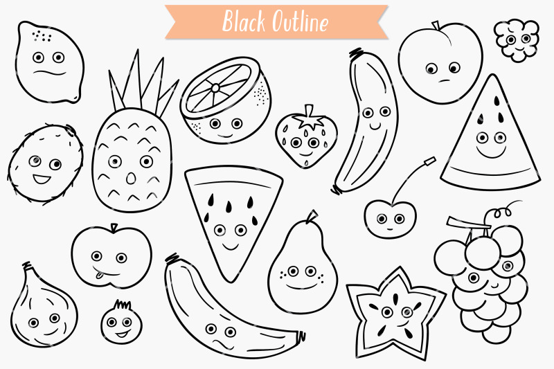 fruit-kawaii-hand-drawn-food-characters