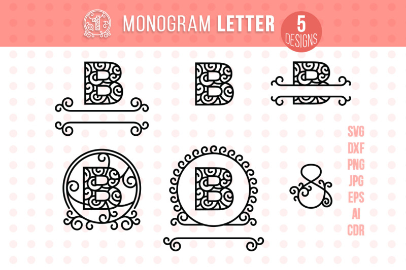 monogram-letter-b