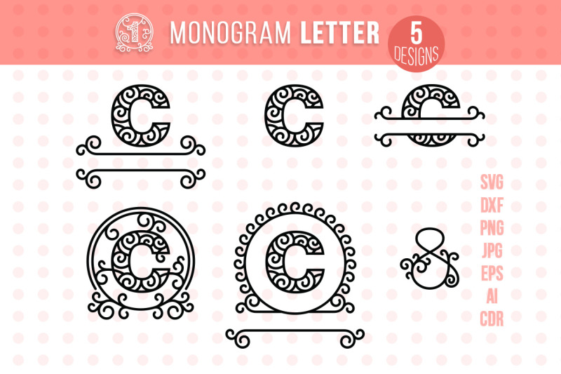 monogram-letter-c