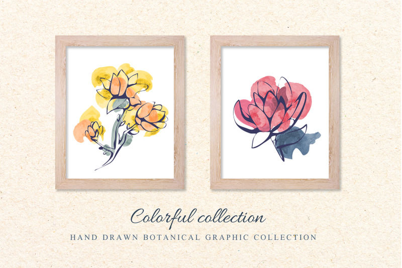 magnolia-flowers-elements-set-posters-patterns-floral-graphic